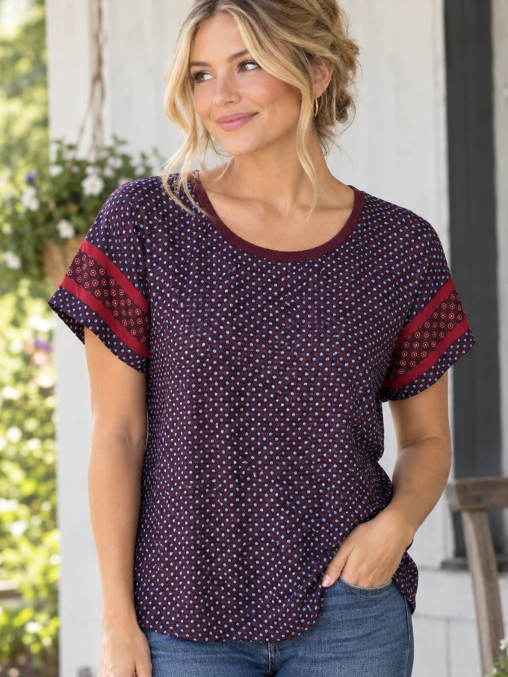 Ann Taylor Loft Womens Tunic Shirt S Artsy Career Dressy